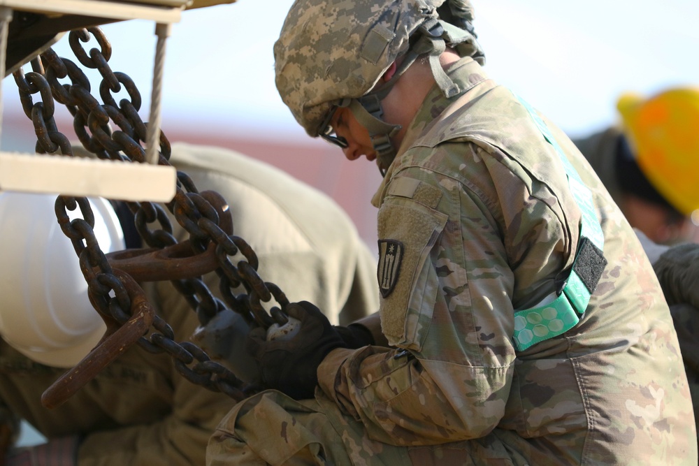 Wisconsin Army Reserve Engineers Load for Deployment to the Middle East