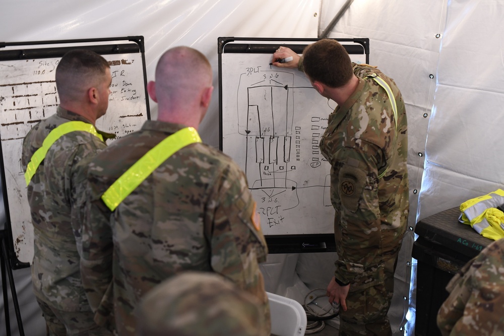 New York National Guard supports COVID-19 test site on Staten Island