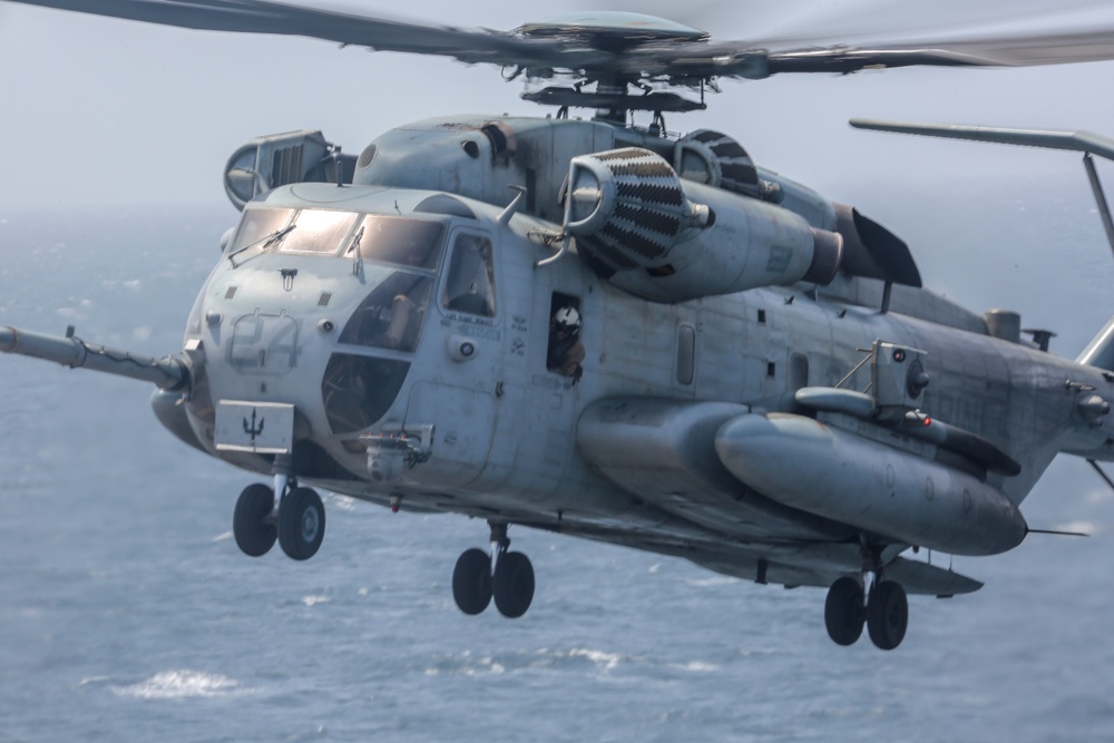 Flight operations aboard USS Bataan