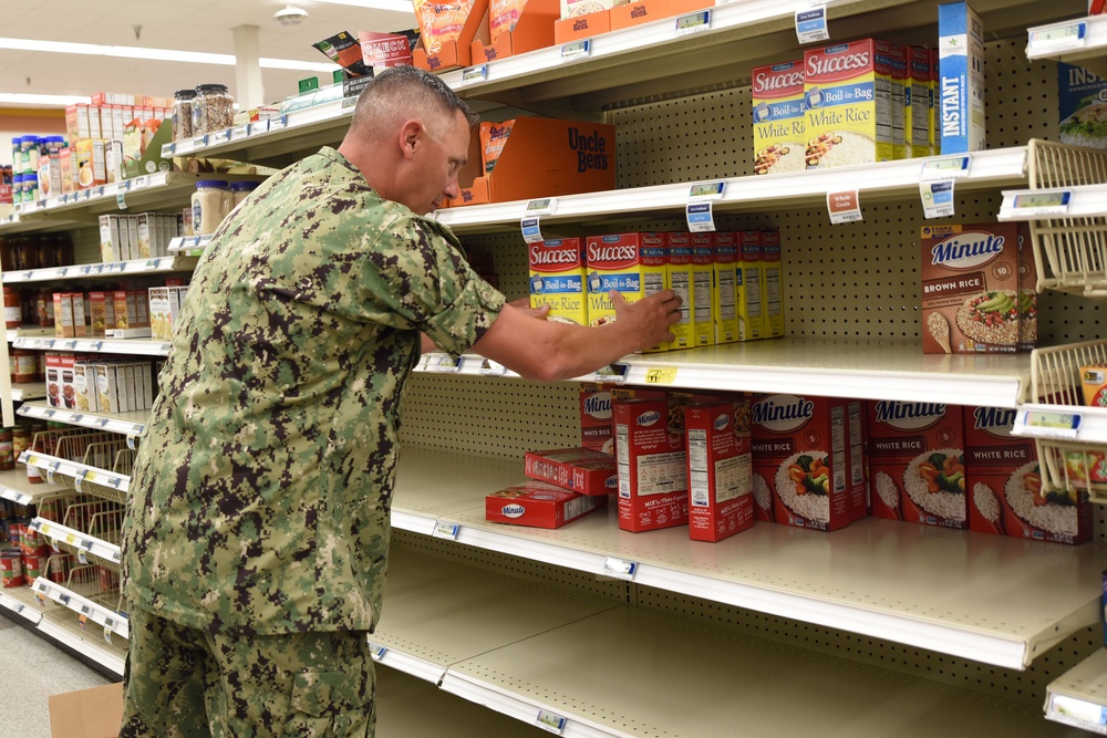 Sailors restock NAS Key West Commissary