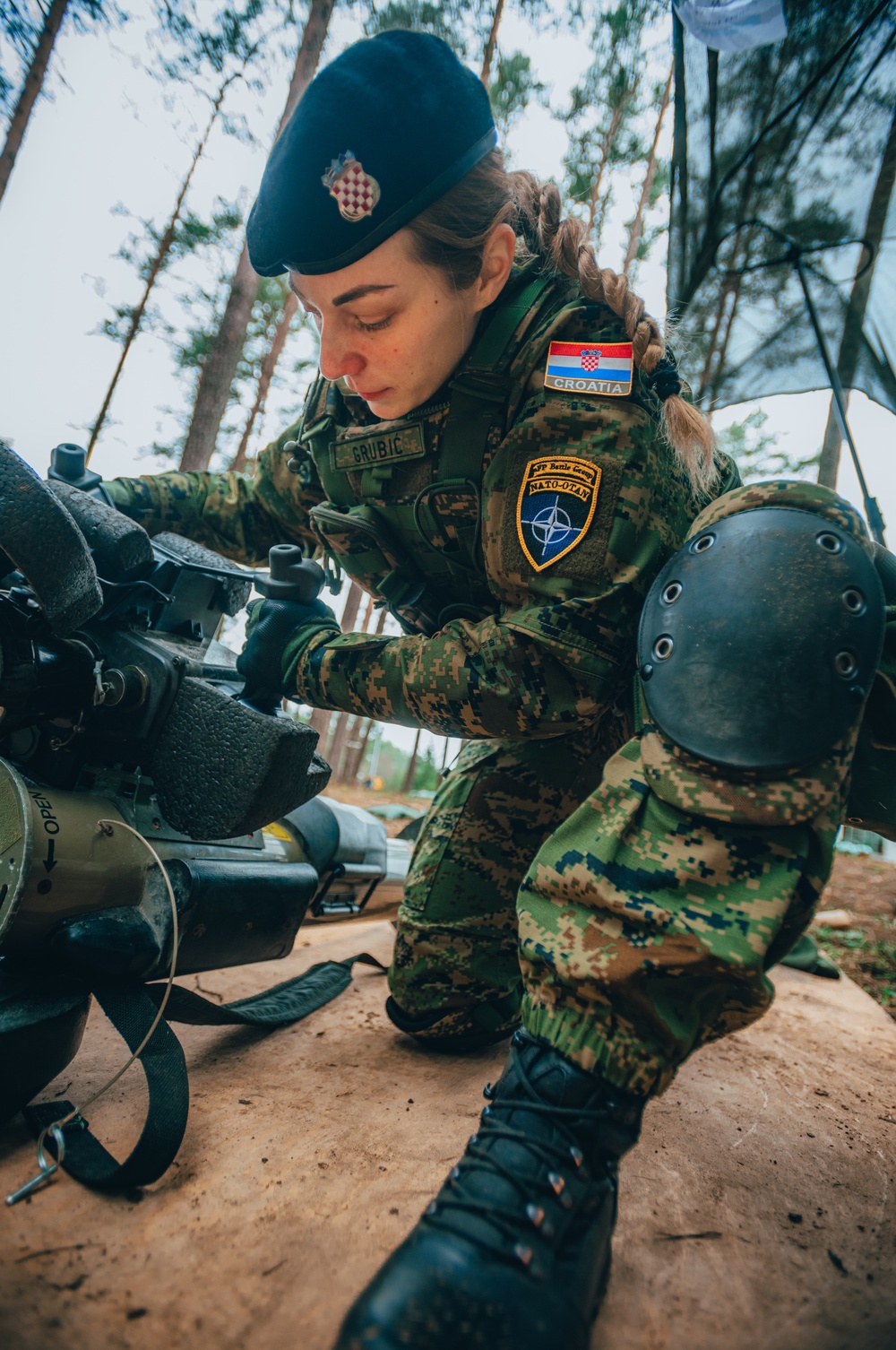 NATO BG-P Soldiers train on EIB and ESB tasks