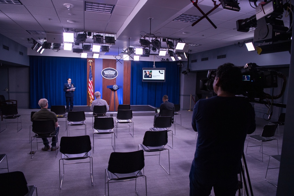 SACEUR Commander Gen Wolters Holds VTC Press Conference on COVID-19