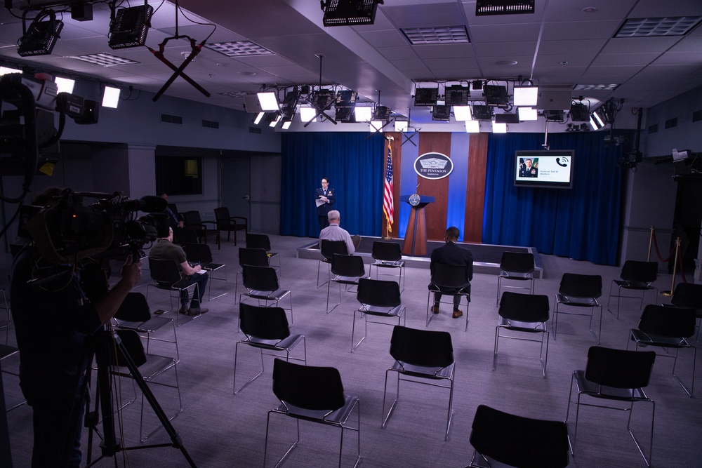 SACEUR Commander Gen Wolters Holds VTC Press Conference on COVID-19