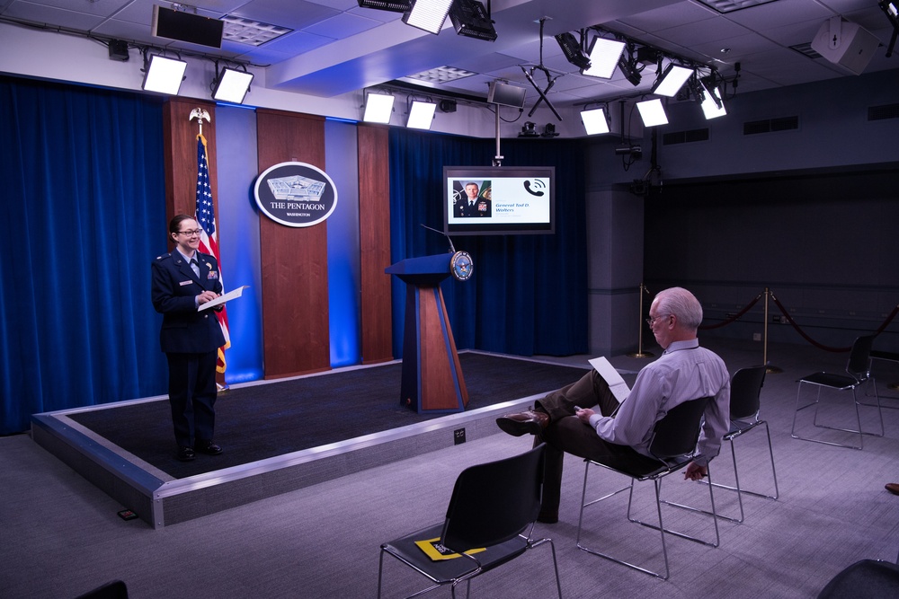 SACEUR Commander Gen Wolters Holds VTC Press Conference on COVID-19