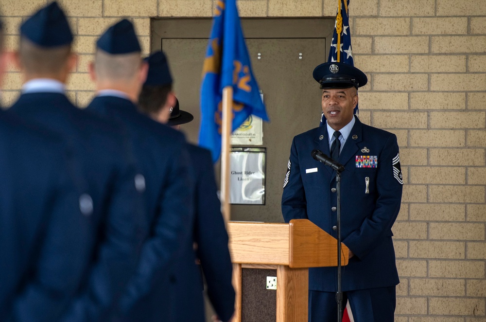 Social distancing practiced at U.S. Air Force BMT graduation