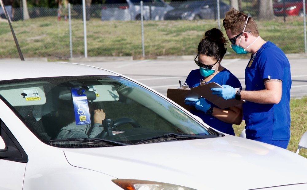 Guard Supports Florida Department of Health's response to COVID-19 in Broward County.