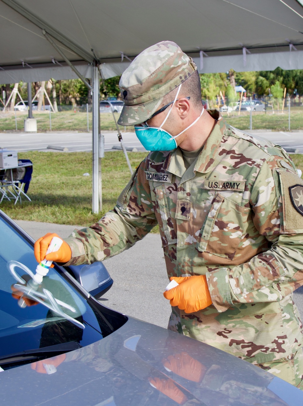 Guard Supports Florida Department of Health's response to COVID-19 in Broward County.