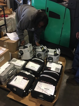 Checking the equipment