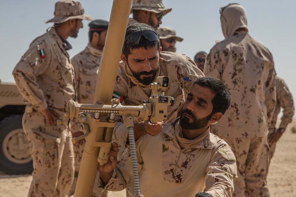 U.S. and UAE conduct  60mm Mortar Training