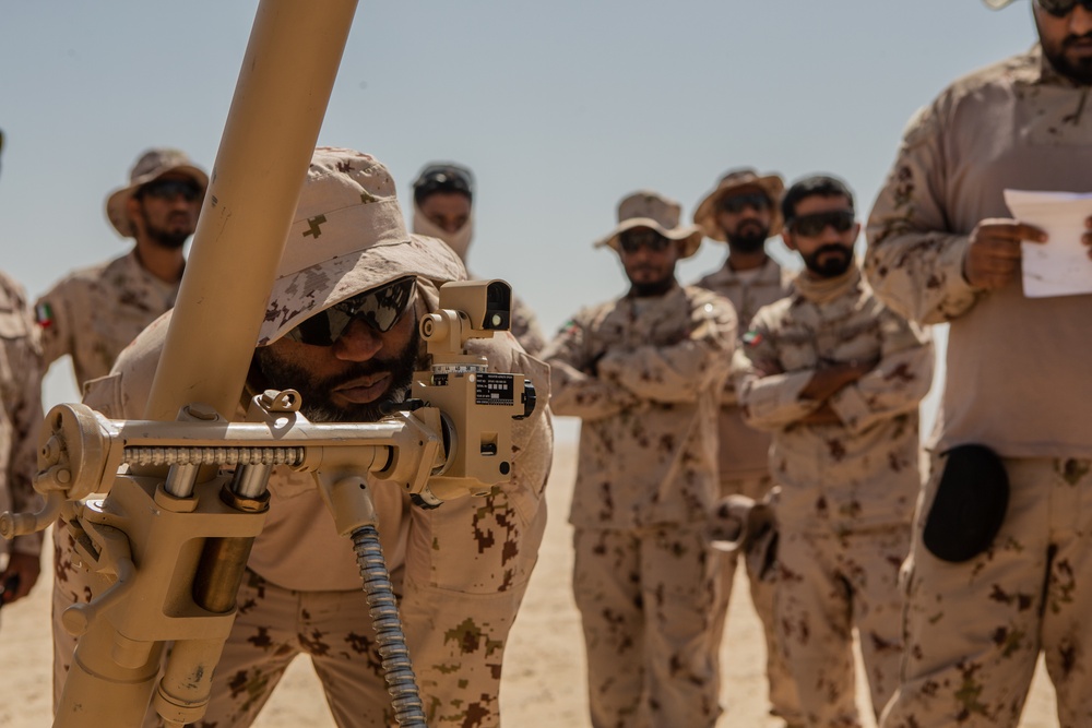 U.S. and UAE conduct  60mm Mortar Training