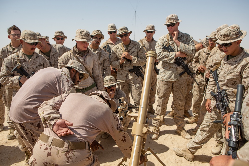 U.S. and UAE conduct 60mm Mortar Training