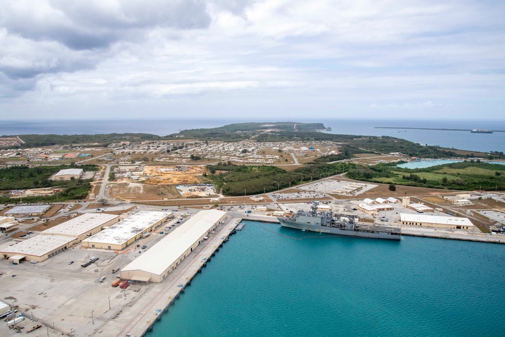 America Expeditionary Strike Group operates from Naval Base Guam, March 21, 2020.