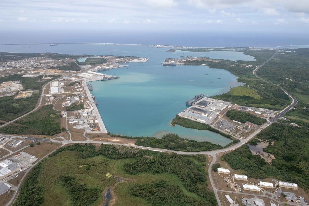 America Expeditionary Strike Group operates from Naval Base Guam, March 21, 2020.