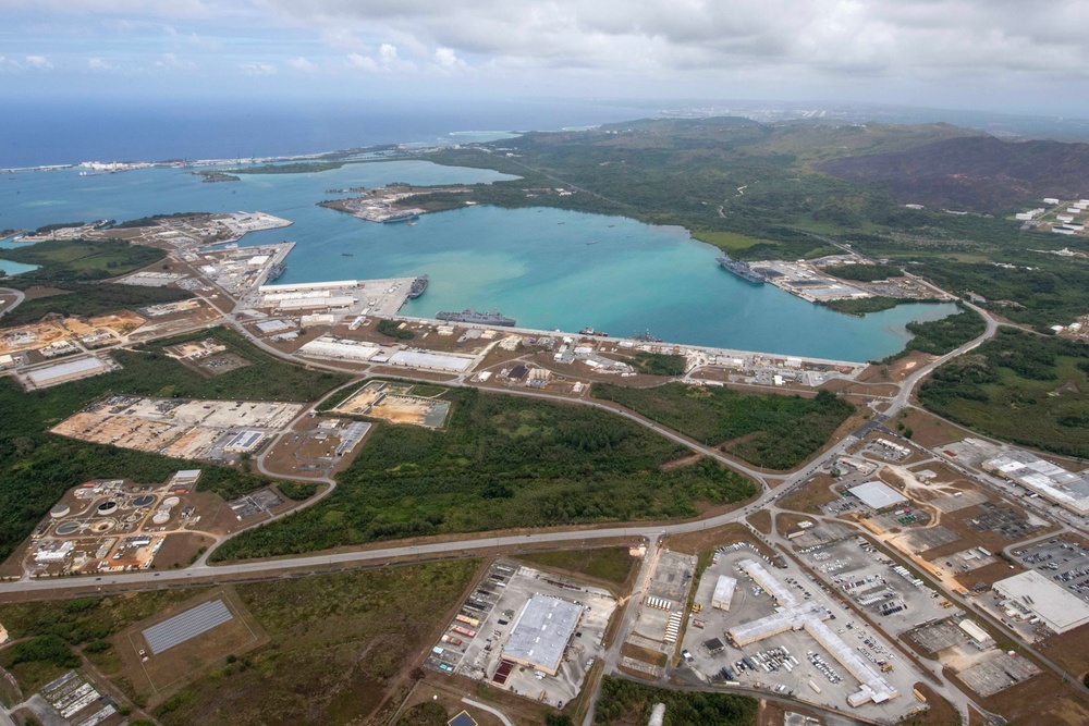 America Expeditionary Strike Group operates from Naval Base Guam, March 21, 2020.