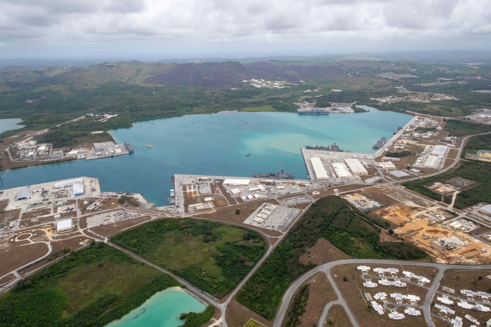 America Expeditionary Strike Group operates from Naval Base Guam, March 21, 2020.