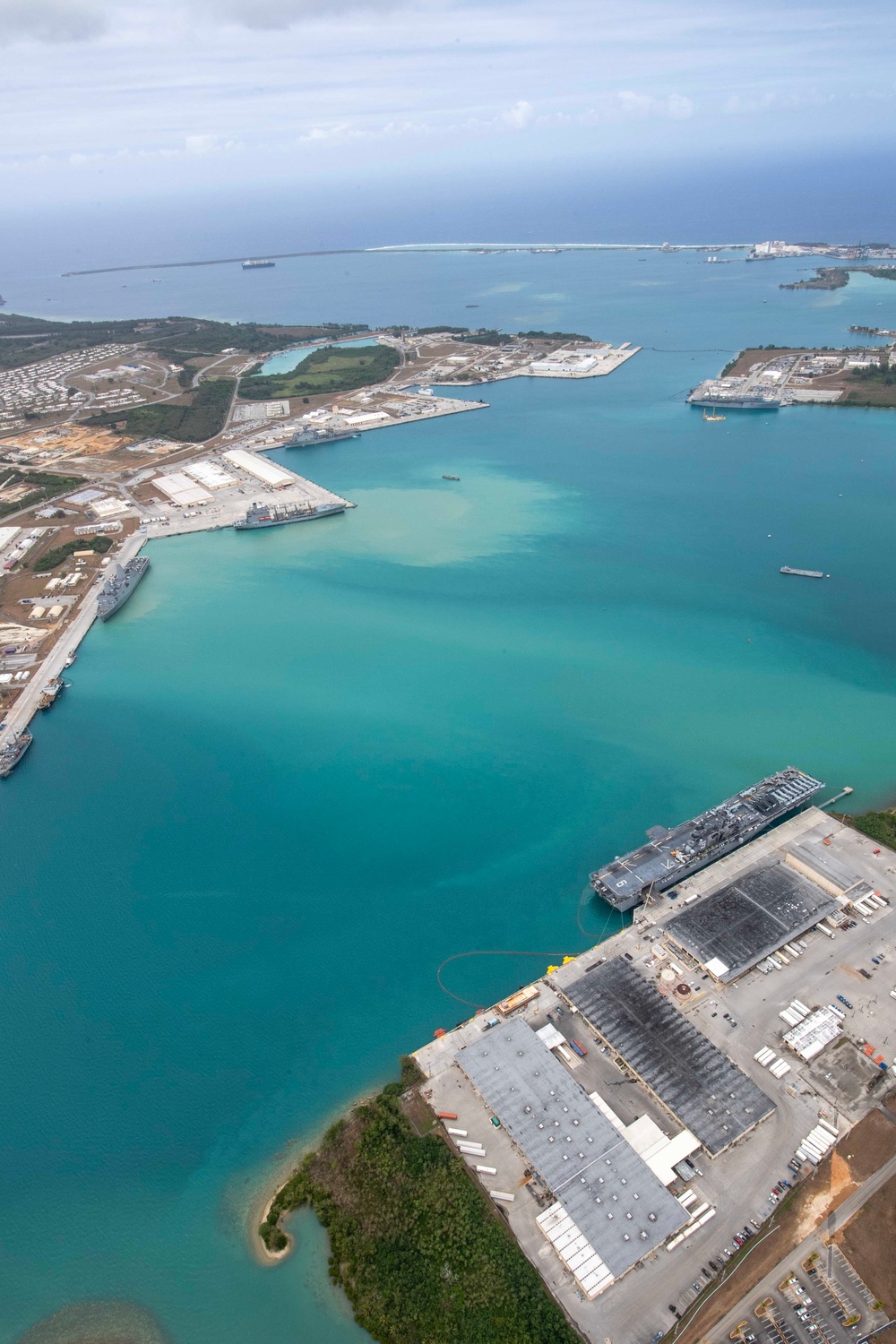 America Expeditionary Strike Group operates from Naval Base Guam, March 21, 2020.