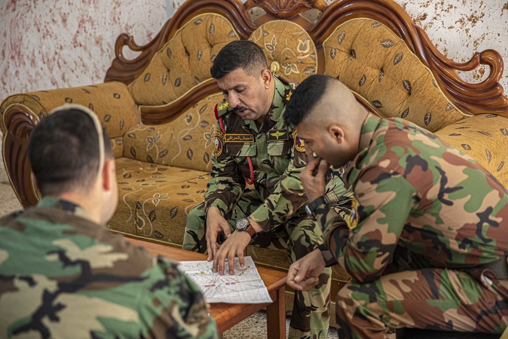 Special Forces of Iraq conduct mission planning