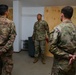 1st Infantry Division Forward CSM performs COVID-19 inspections