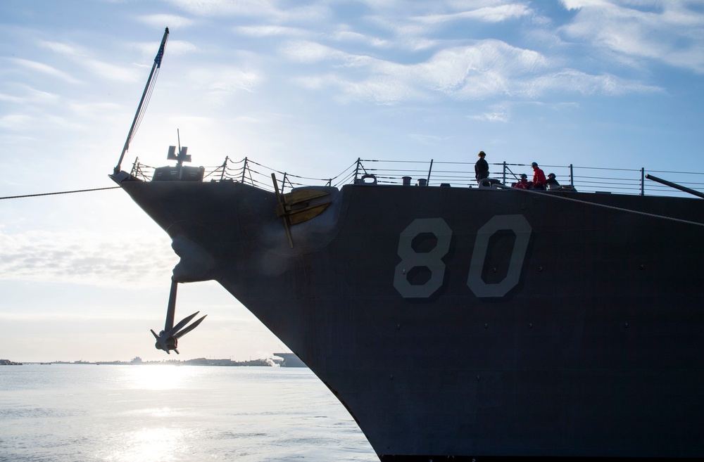 USS Roosevelt (DDG 80) homeport shift