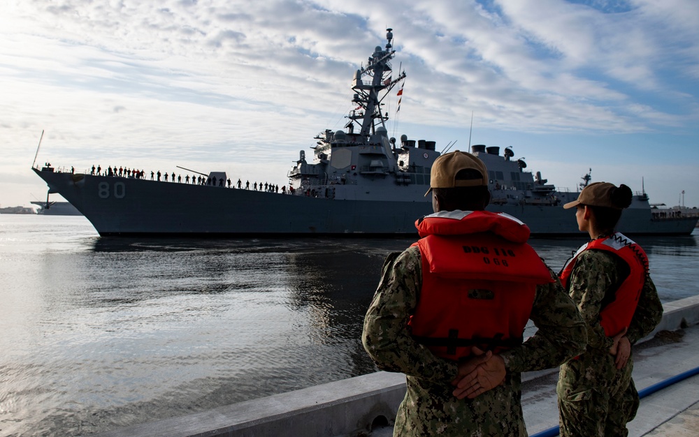 USS Roosevelt (DDG 80) homeport shift