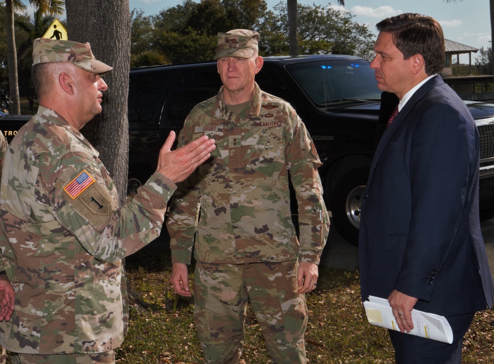 Florida Guard supports COVID-19 Community Based Testing Site in Broward County