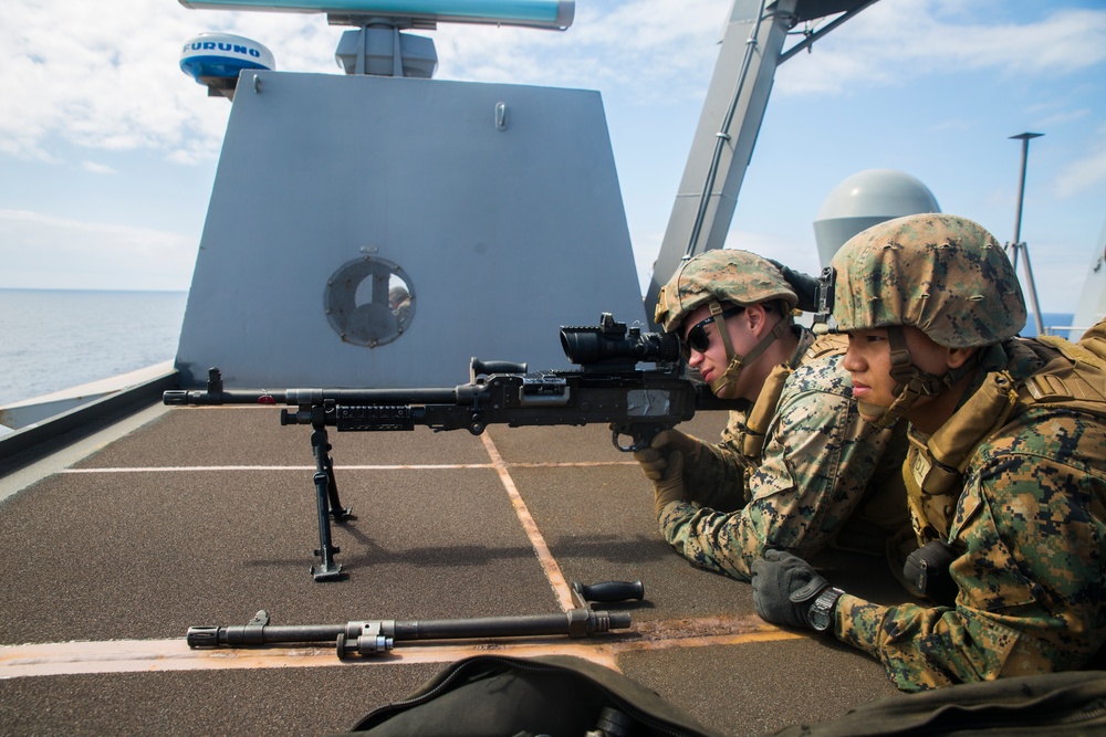 31st MEU Marines conduct DATF drill aboard USS Green Bay