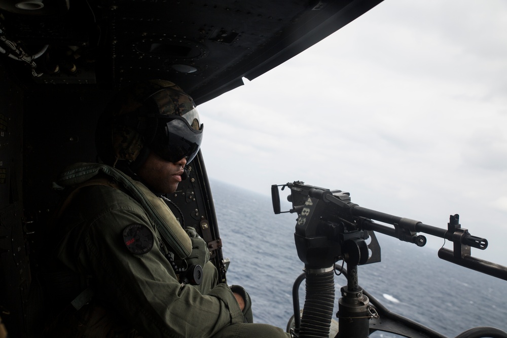 31st MEU Marines execute aerial gunnery live-fire in South China Sea