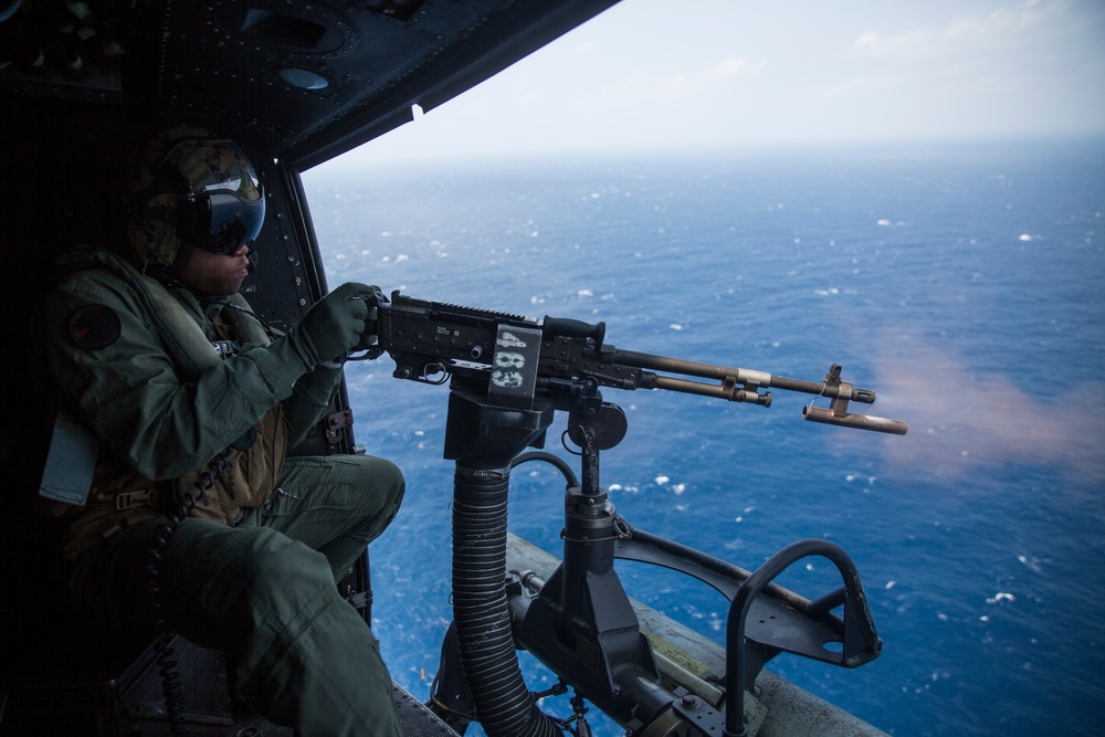 31st MEU Marines execute aerial gunnery live-fire in South China Sea