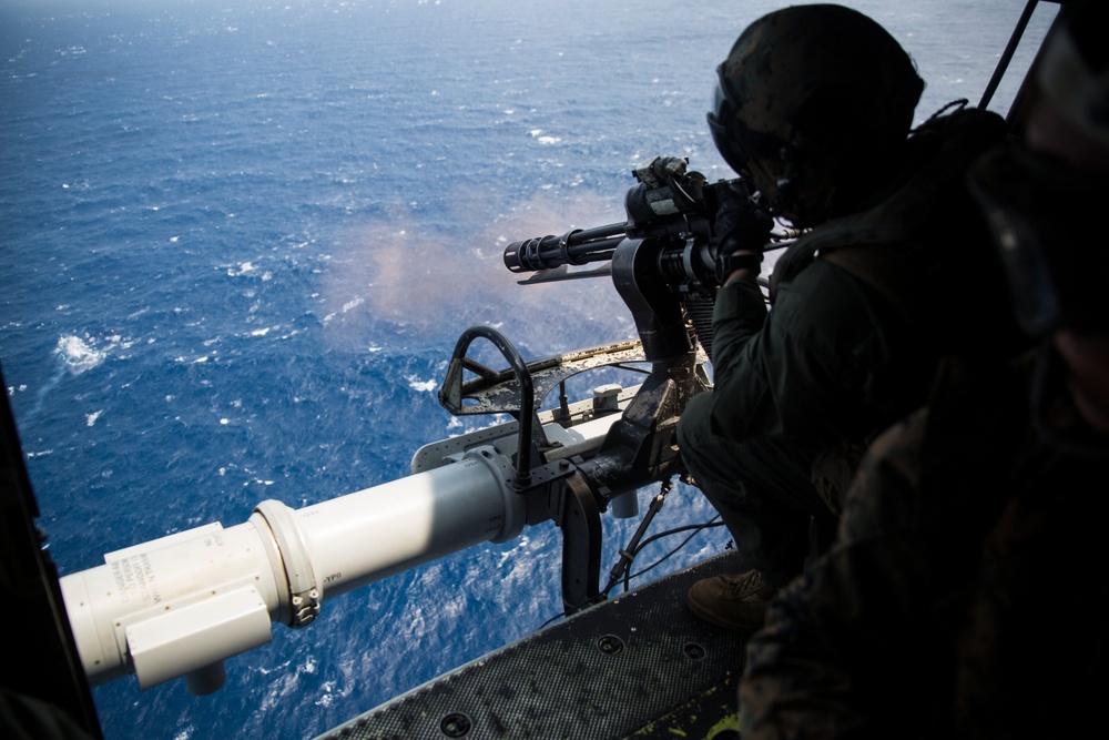 31st MEU Marines execute aerial gunnery live-fire in South China Sea