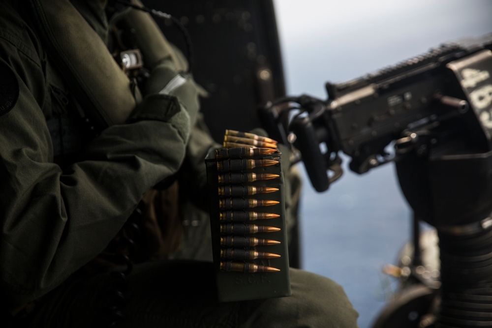 31st MEU Marines execute aerial gunnery live-fire in South China Sea