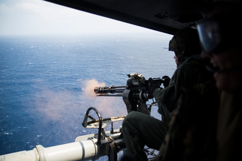 31st MEU Marines execute aerial gunnery live-fire in South China Sea