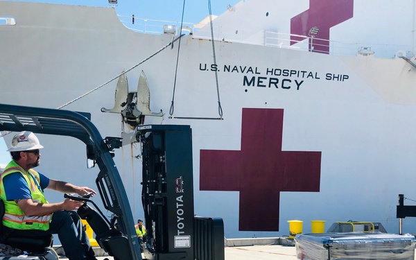 USNS Mercy (T-AH 19) Prepares to Deploy