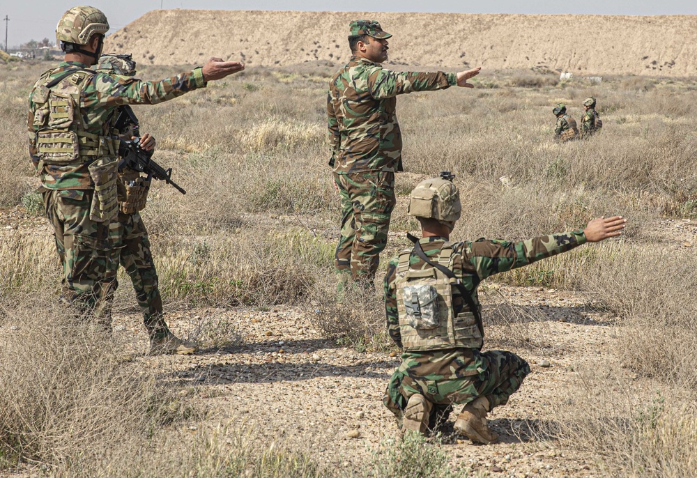 Special Forces of Iraq tirelessly train