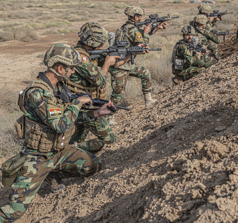 Special Forces of Iraq tirelessly train