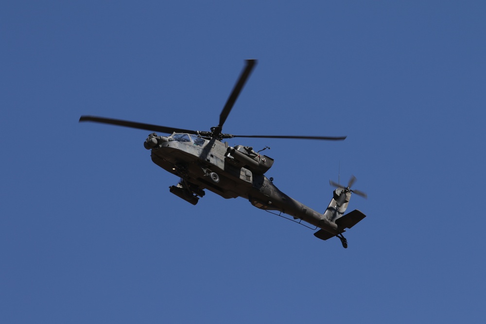 1-149th Attack Reconnaisance Battalion conducts gunnery