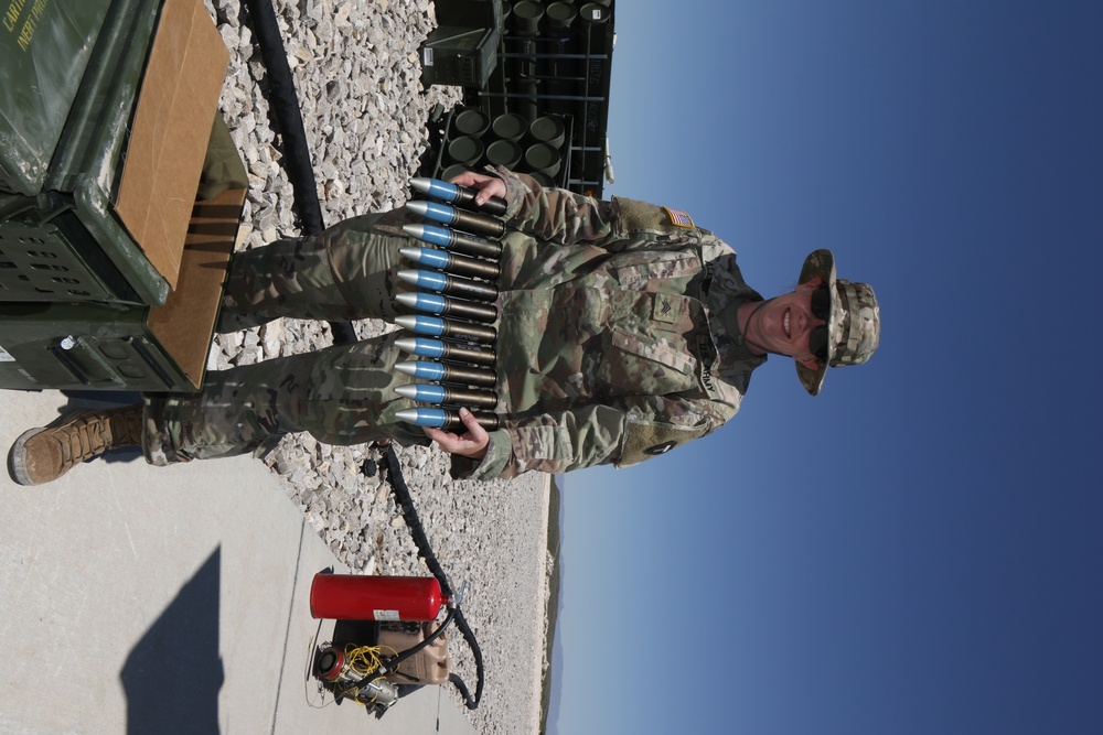 1-149th Attack Reconnaisance Battalion conducts gunnery