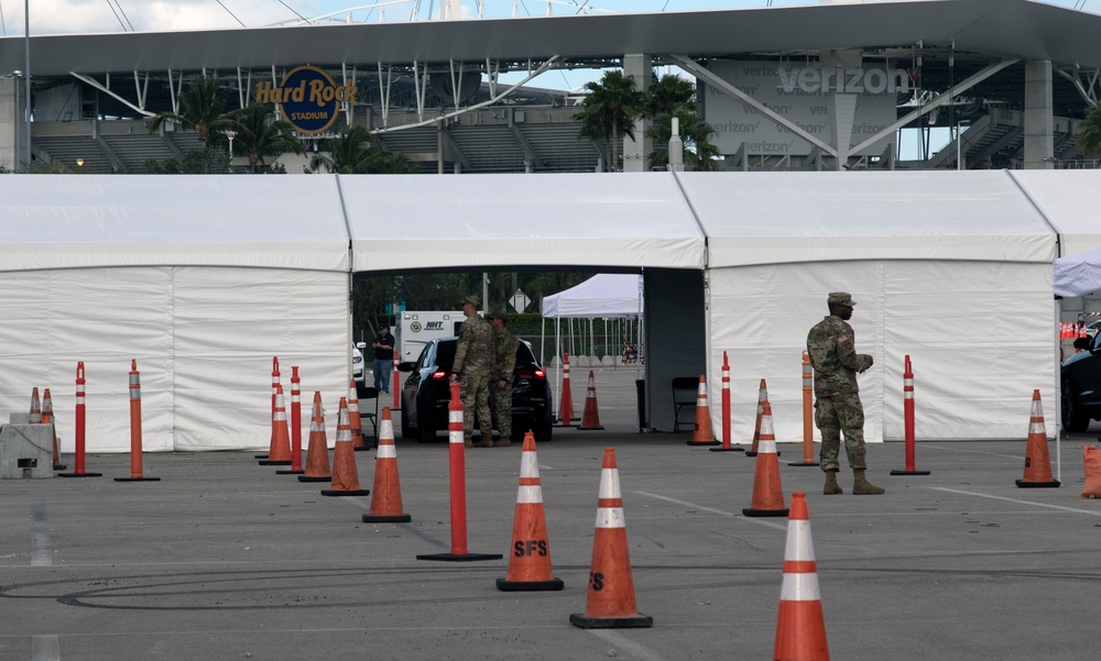 Task Force-Medical Community Based Testing Site Hard Rock Stadium