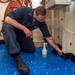 USS Green Bay cleaning stations, March 21, 2020