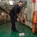 USS Green Bay cleaning stations, March 21, 2020