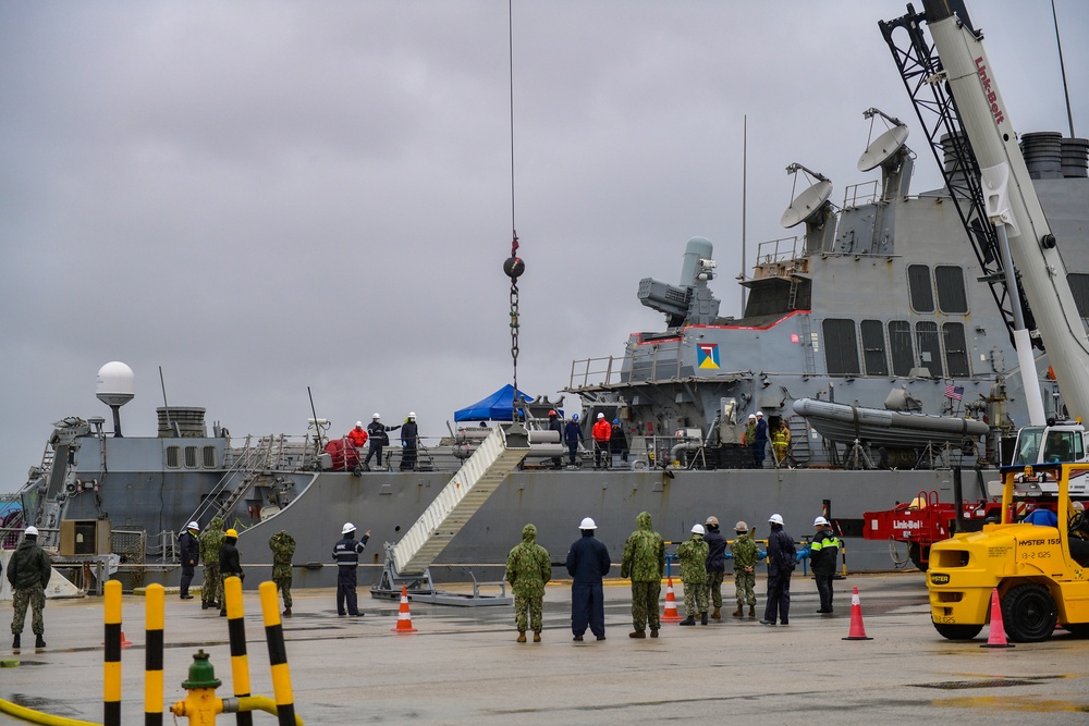 USS Porter prepares for underway