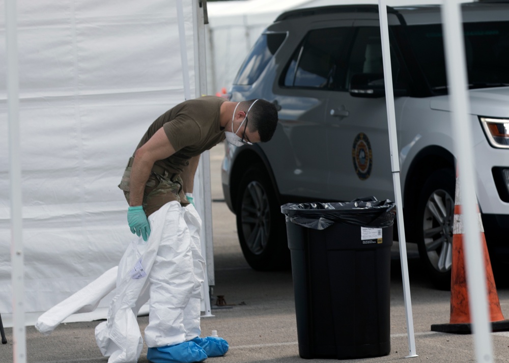Task Force-Medical Community Based Testing Site Hard Rock Stadium