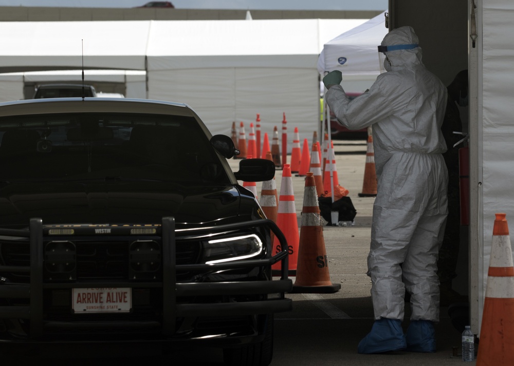 Task Force-Medical Community Based Testing Site Hard Rock Stadium