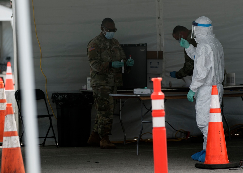Task Force-Medical Community Based Testing Site Hard Rock Stadium
