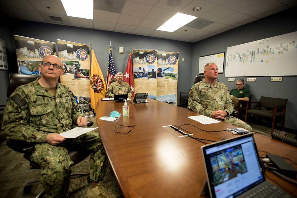 JTF-CS Leadership Hosts Virtual Town Hall