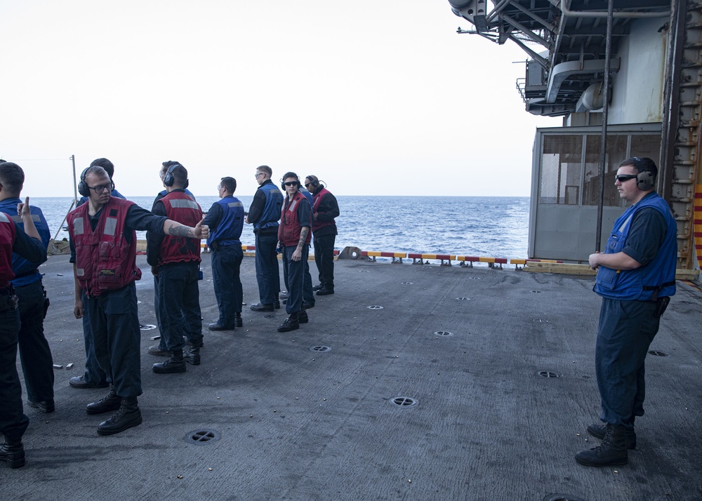 USS Bataan (LHD 5) Gun shoot