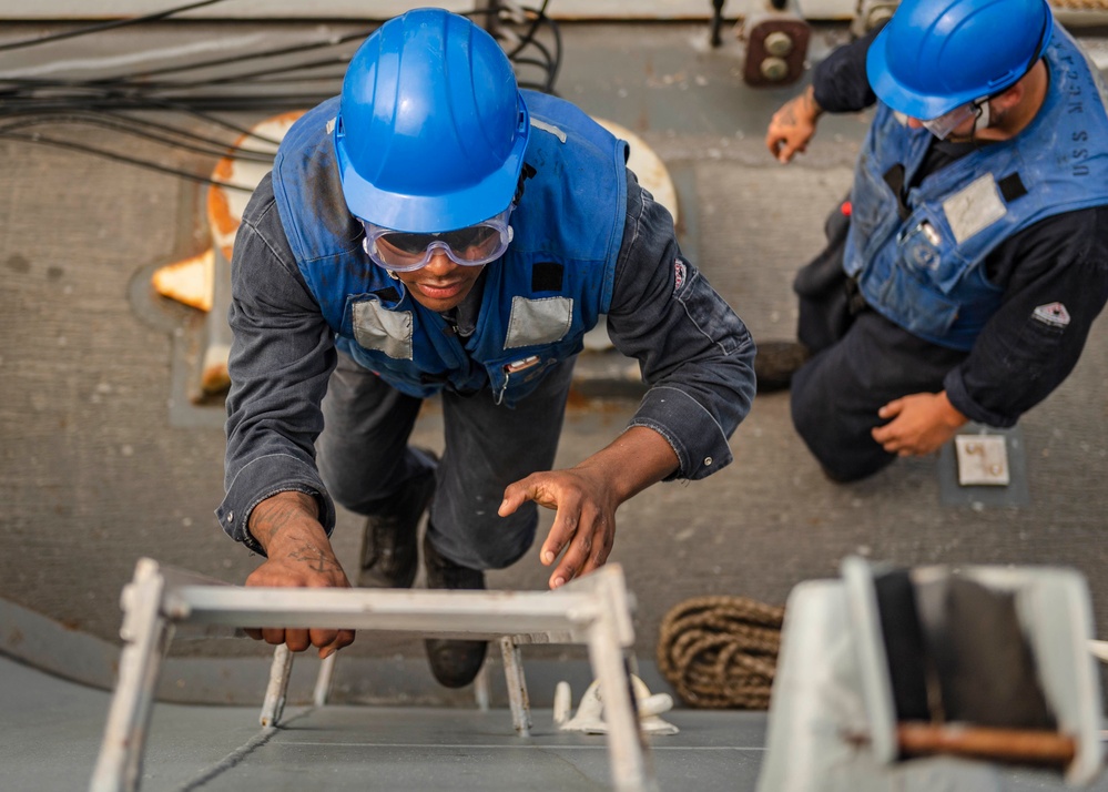 Replenishment-at-sea with USNS Tippecanoe