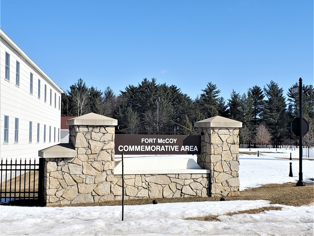 March Views of Fort McCoy Commemorative Area