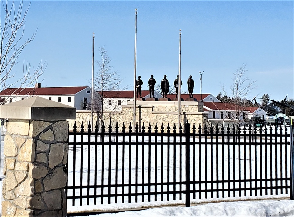 March Views of Fort McCoy Commemorative Area