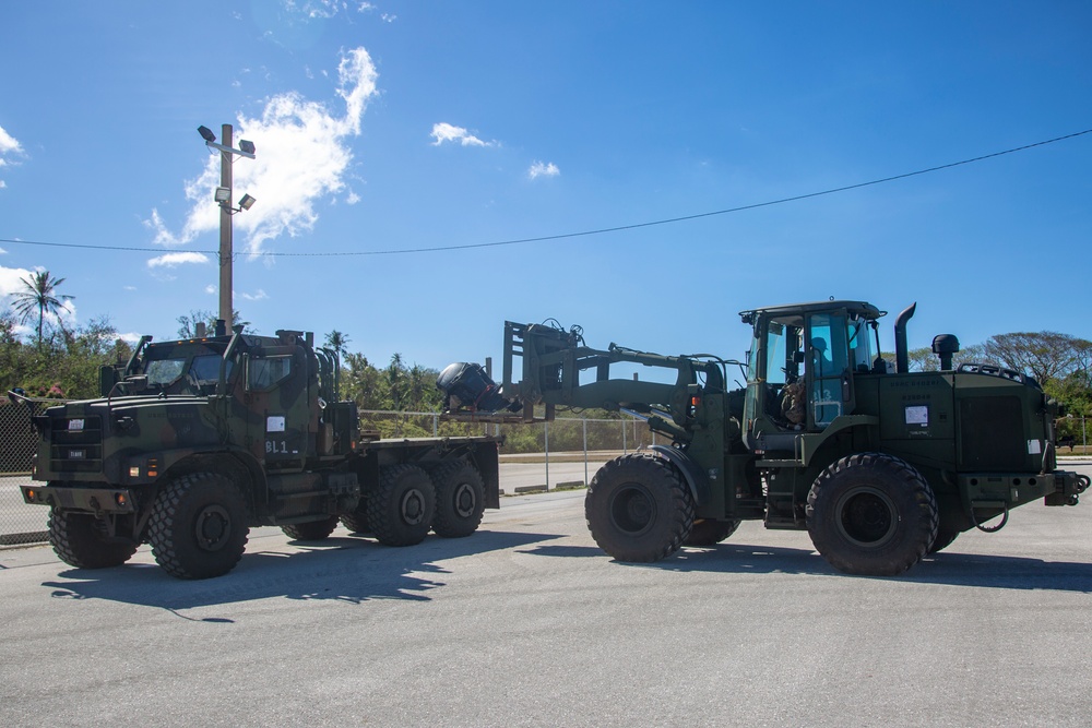 31st MEU, CLB-31 train on Naval Base Guam