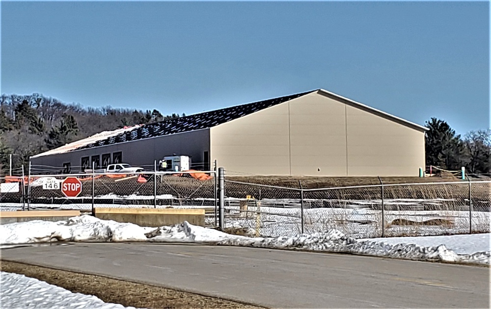 Construction continues on shipping, receiving facility at Fort McCoy